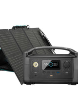 EcoFlow RIVER Plus Solar Generator + 1 (One) EcoFlow 110W Portable Solar Panel 1