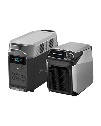 EcoFlow Wave Portable Air Conditioner + DELTA Pro Solar Generator 2