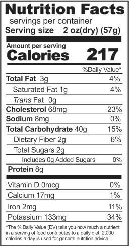 Rainy Day Foods Curly Egg Noodles Medium 10 lb. Box - 81 Servings
