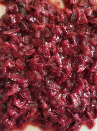 Rainy Day Foods Freeze-Dried Tart Cherry Dices 22 oz. #10 Can - 36 Servings