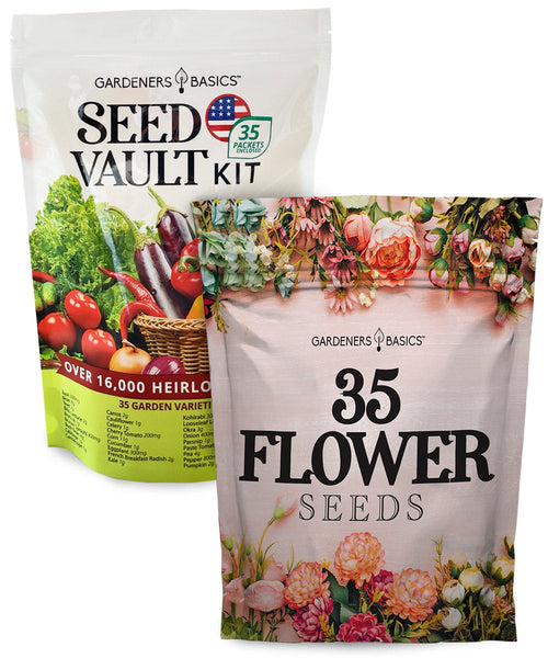 All-in-One Heirloom Garden Kit: 70 Seeds for Vegetables and Wildflower –  PrepSOS