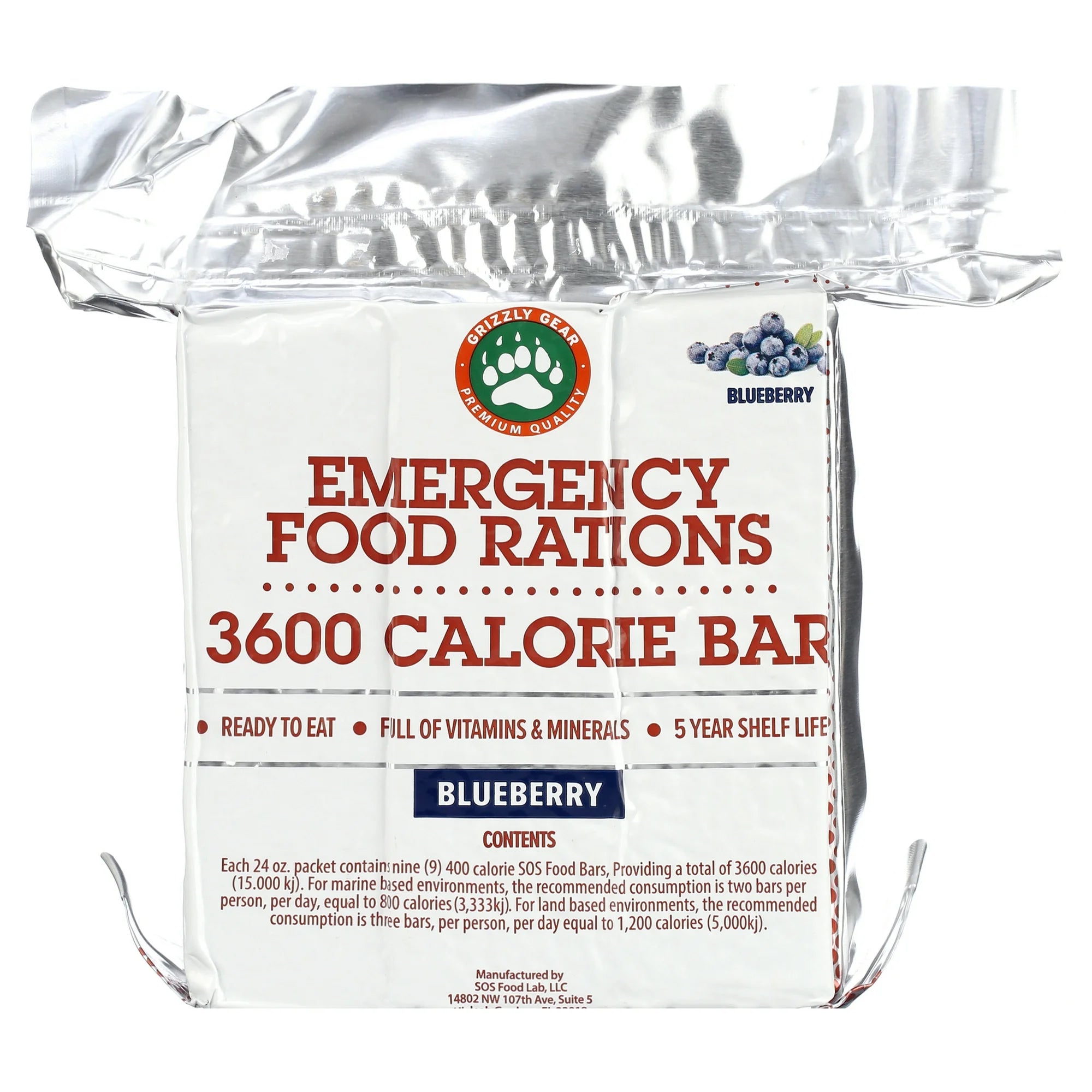 grizzly gear Grizzly Gear - Emergency Ration Bars