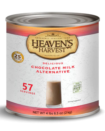 HEAVEN'S HARVEST Freeze-Dried Chocolate Drink #10 Can - 57 Servings 1