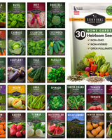 Family Home Garden Kit - 30 Easy to Grow Seeds for a Victory Garden