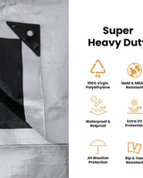 20’ x 20’ Super Heavy Duty Poly Tarp