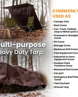 20’ x 20’ Super Heavy Duty Poly Tarp