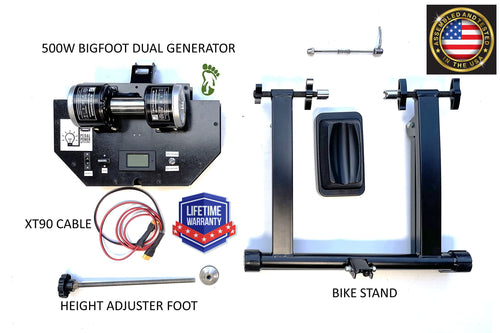 pedal generator strom Pedal Power Generator Bigfoot™ Bike Generator Stand - Black Model