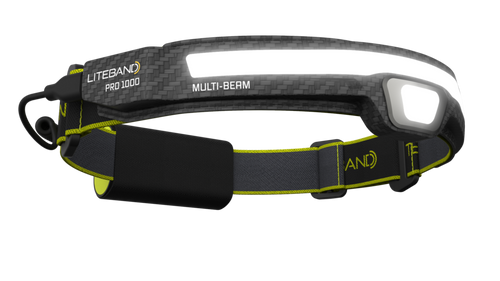 PRO 1000 Lumen LED Multi-Beam Rechargeable Headlamp