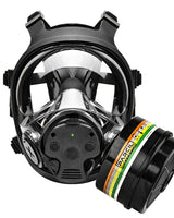 Parcil Safety NB-100E Tactical Gas Mask with Electronic Voice Amplifier and Radio Transmitter/Receiver