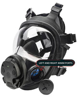 Parcil Safety NB-100E Tactical Gas Mask with Electronic Voice Amplifier and Radio Transmitter/Receiver
