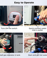 Camplux Nano 3 Max Portable Propane Hot Water System