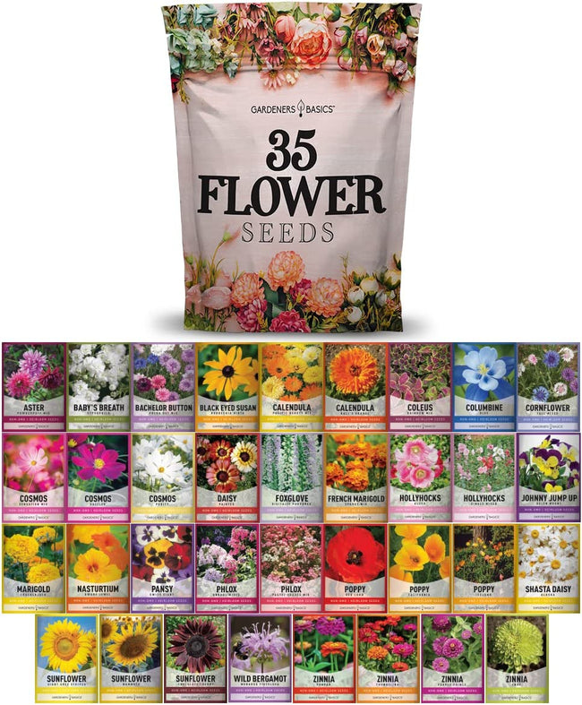 are wildflower seeds perennial Wildflower, Perennial, & Annual Flower Seed Kit