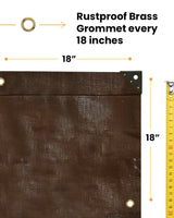 10’ x 10’ Super Heavy Duty Poly Tarp