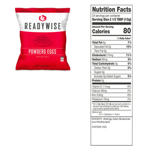 ReadyWise - Powdered Eggs (In a Bucket) - 144 Total Servings