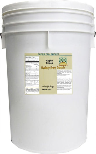 Rainy Day Foods Apple Slices 5 Gallon 6 lb. Super Pail - 96 Servings