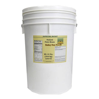 Rainy Day Foods - Pinto Beans Natural 5 Gallon 34 lb. Super Pail