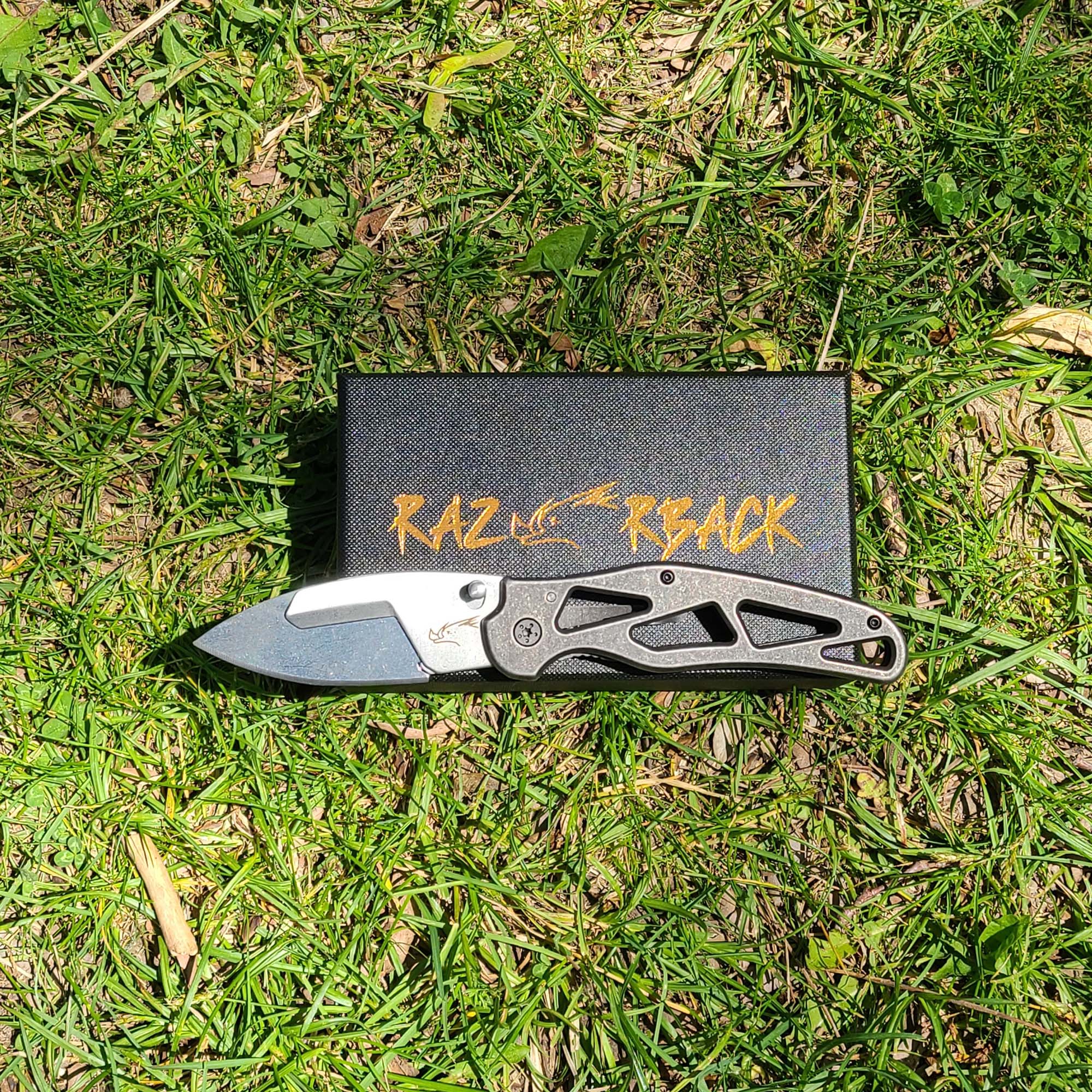 Razorback Razorblade RAZORBACK Signature Folding Knife, 9 Interchangeable Blades – PrepSOS