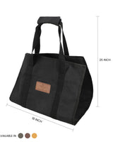 Rectangle Canvas Firewood Log Carriers