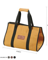 Rectangle Canvas Firewood Log Carriers