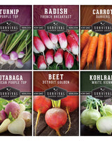 Root Vegetable Seed Collection - Cool Weather Favorites