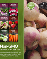 Root Vegetable Seed Collection - Cool Weather Favorites