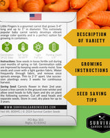 Family Home Garden Kit - 30 Easy to Grow Seeds for a Victory Garden