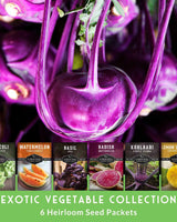 Rare Exotic Vegetable Seed Collection - Grow Something Unique in Your Garden