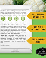 Complete Survival Garden Kit – 100 Seeds to Grow Food for Your Family