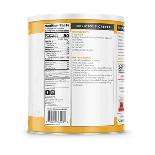 ReadyWise - Simple Kitchen Powdered Eggs - 72 Serving Can