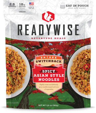 ReadyWise - Switchback Spicy Asian Style Noodles - 6 Pack