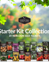 Starter Kit Seed Vault - 20 Delicious Varieties of Vegetables