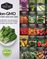 Starter Kit Seed Vault - 20 Delicious Varieties of Vegetables