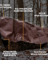 10’ x 10’ Super Heavy Duty Poly Tarp