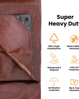 30’ x 40’ Super Heavy Duty Poly Tarp