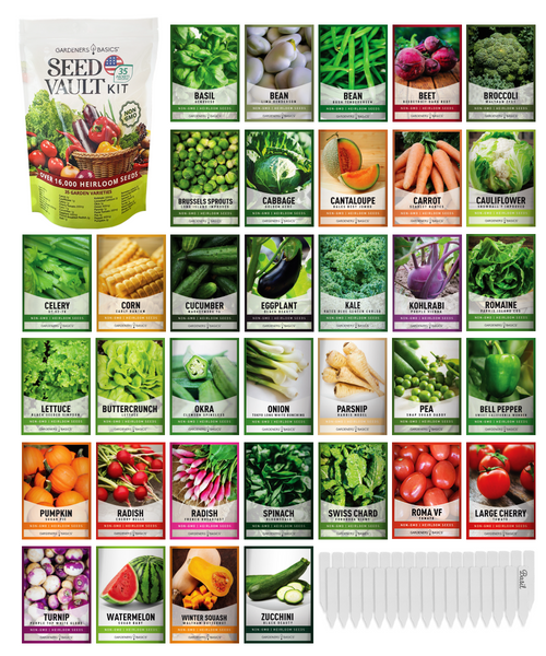 seed kits for garden Vegetable Seed Vault Kit