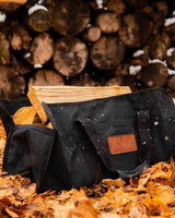 Tote Shape Canvas Firewood Log Carriers
