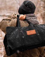 Tote Shape Canvas Firewood Log Carriers