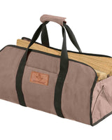 Tote Shape Canvas Firewood Log Carriers
