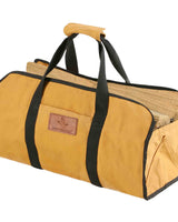 Tote Shape Canvas Firewood Log Carriers