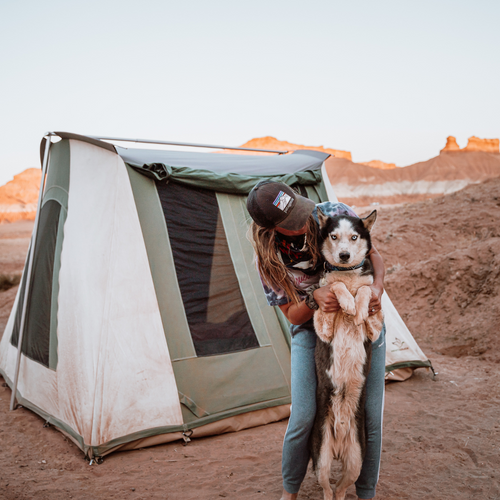 7' x 9' Prota Canvas Cabin Tent
