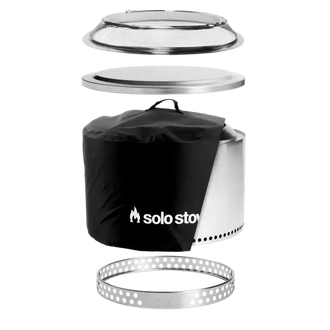 Solo Stove Stainless Steel Yukon Backyard Bundle 2.0 - Portable & "Smokeless"