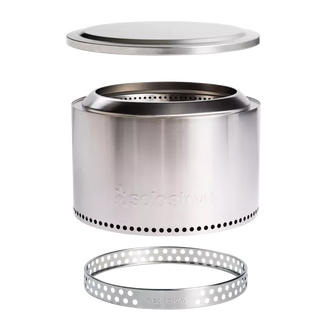Solo Stove Stainless Steel Yukon Essential Bundle 2.0 - Portable & "Smokeless"