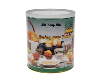 Rainy Day Foods ABC Soup Mix 84 oz. #10 Can - 42 Servings