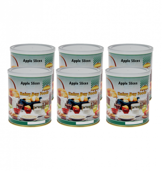 Rainy Day Foods Dehydrated Apple Slices #2.5 Cans - 6 Pack