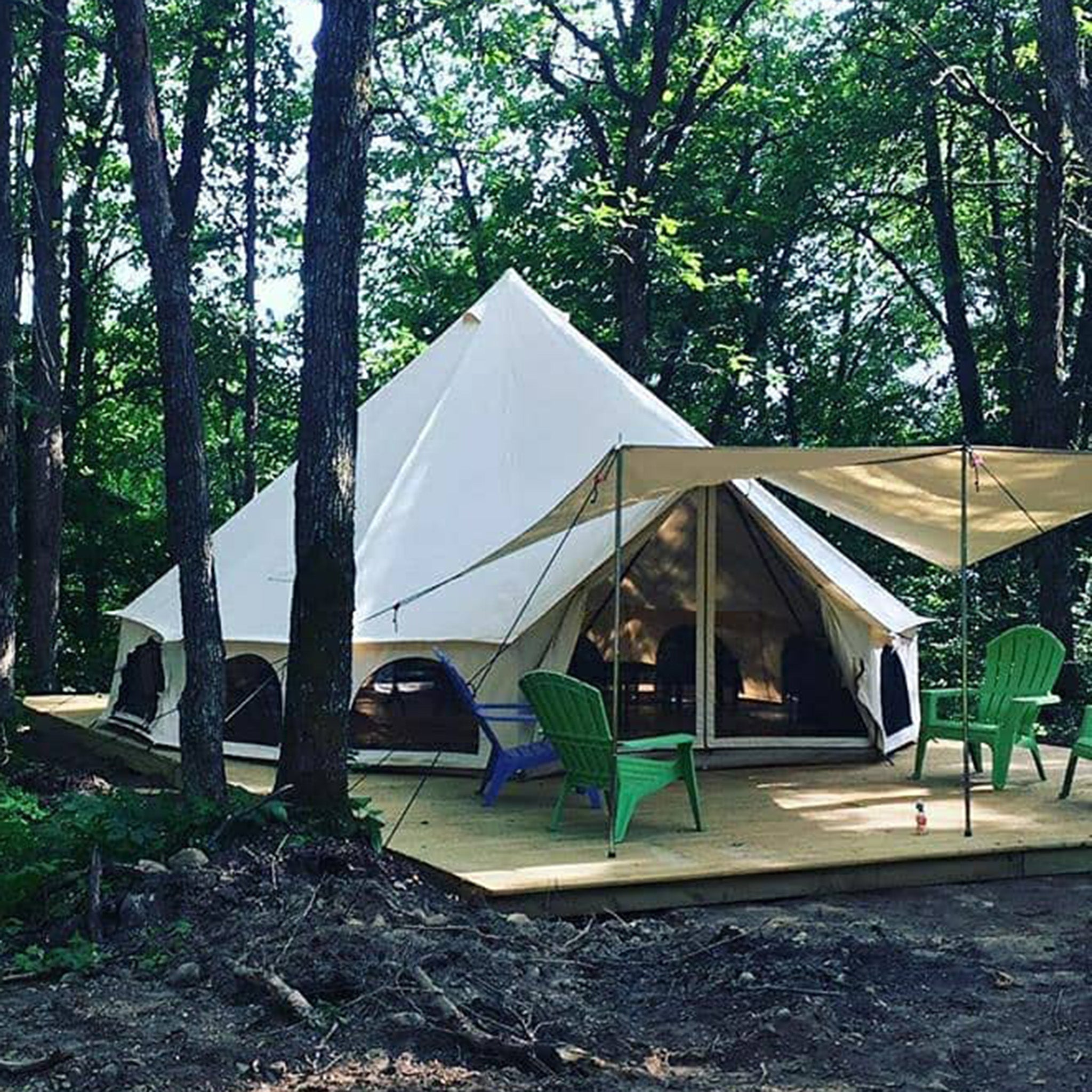 avalon bell tent Avalon Bell Tent Awning – PrepSOS