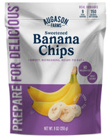 Sweetened Banana Chips Pouch, 9 Servings