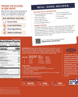 Gluten Free Black Bean Burger Mix 4 Gallon Pail, 215 Servings