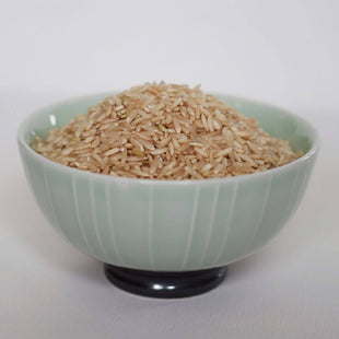 Rainy Day Foods Non-GMO Brown Rice Long 5 Gallon 35 lb. Super Pail - 353 Servings