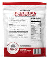 100% USDA Freeze Dried Chicken Dices