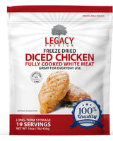 100% USDA Freeze Dried Chicken Dices